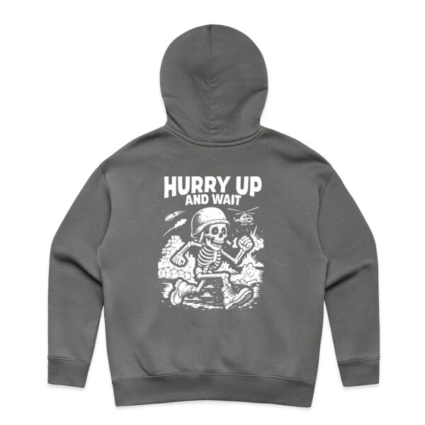Hurry Up WO Relaxed Hoodie Thumbnail