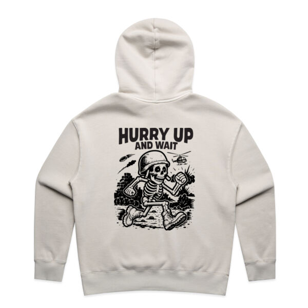 Hurry Up WO Relaxed Hoodie Thumbnail