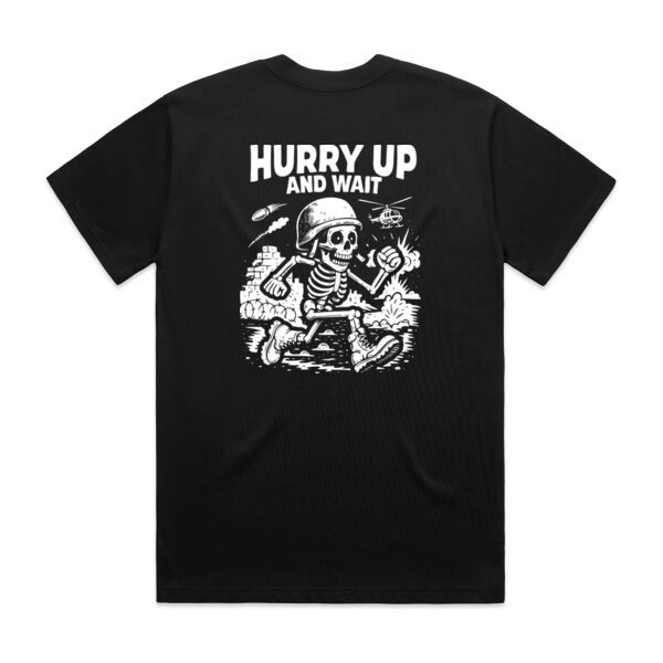 Hurry Up Men's Oversized Tee Thumbnail