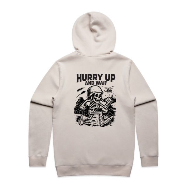 Hurry Up Men's Hoodie Thumbnail