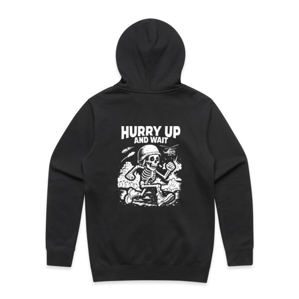 Hurry Up Men's Zip Hoodie Thumbnail